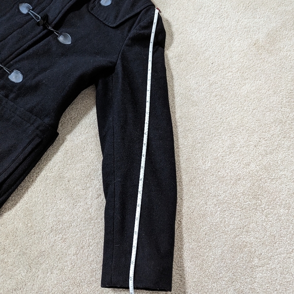 GUC Black Alfred Sung Dress Coat - Picture 5 of 6